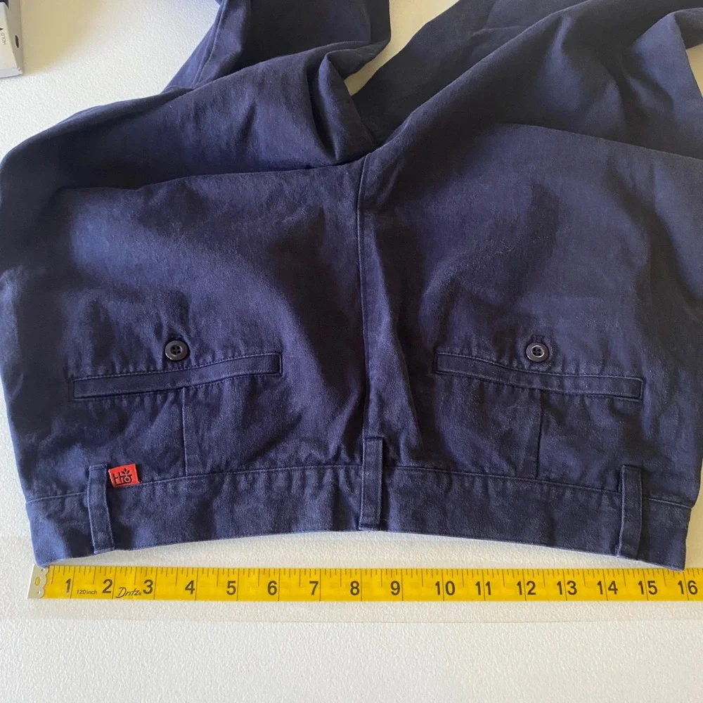 Habitat Skateboards Men's Chino Pants Size 32 Navy Blue Straight Leg Skate Wear